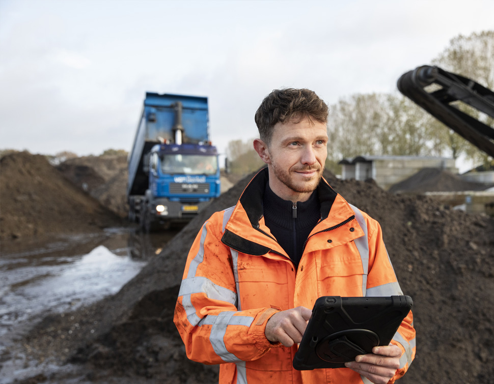 Robaws ERP software op een laptop